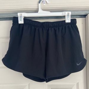 NIKE athletic shorts with built in biker shorts